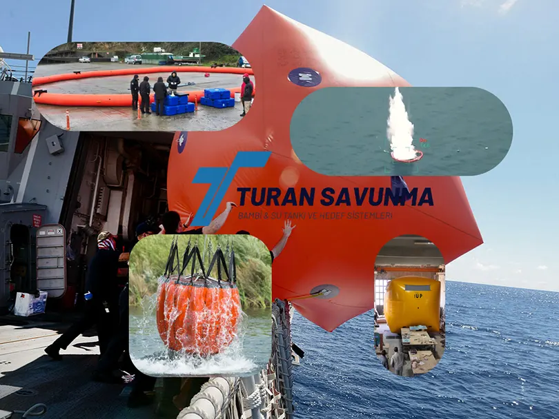 Turkish defense manufacturer, inflatable targets Turkey, Bambi bucket producer, Killer Tomato target, collapsible water tank, flexible fuel bladder, military training equipment, made in Ankara, UAV fuel tank, forest firefighting system, custom inflatable military products